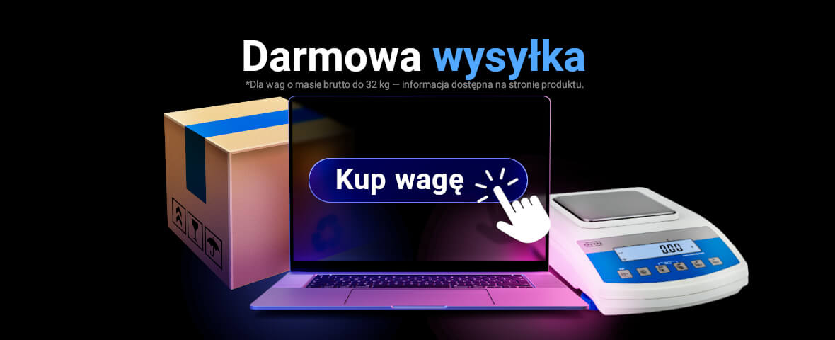 Banner with Radwag products